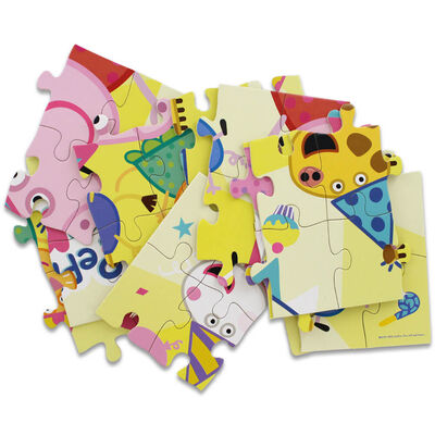 Peppa Pig's Party 48 Piece Wooden Puzzle Tin image number 3