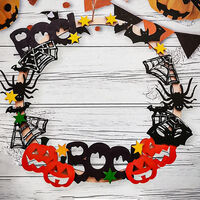 Halloween Make Your Own Wooden Wreath