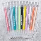 Crawford & Black Acrylic Pastel Gel Pens: Pack of 12 image number 2