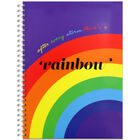 A4 After Every Storm There’s A Rainbow Notebook image number 1