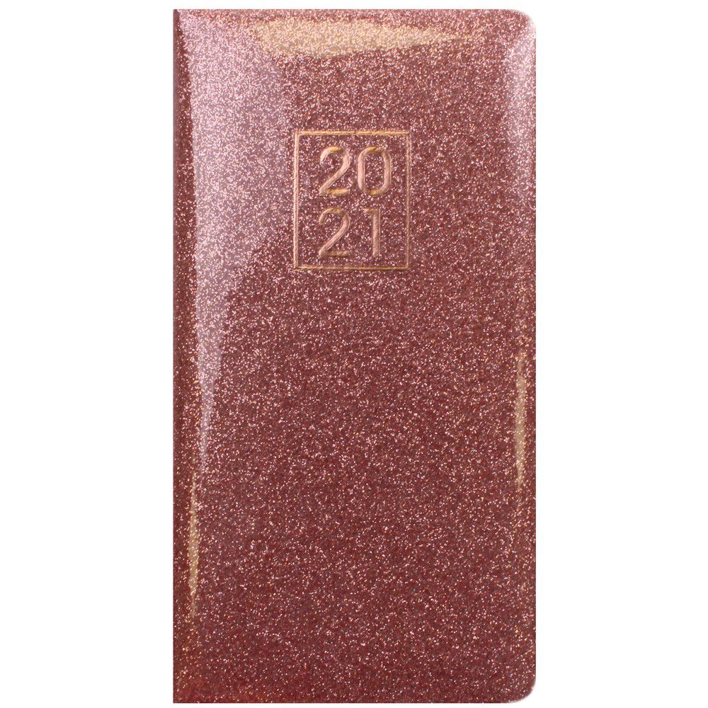 Choice of 2 2021 Glittered Slim Diary Week to View