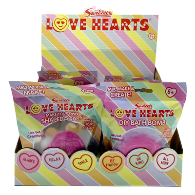 Swizzels Love Hearts DIY Bath Bomb image number 3