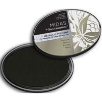 Midas by Spectrum Noir Metallic Pigment Inkpad: Platinum