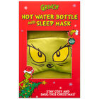 The Grinch Hot Water Bottle and Sleep Mask Set image number 1
