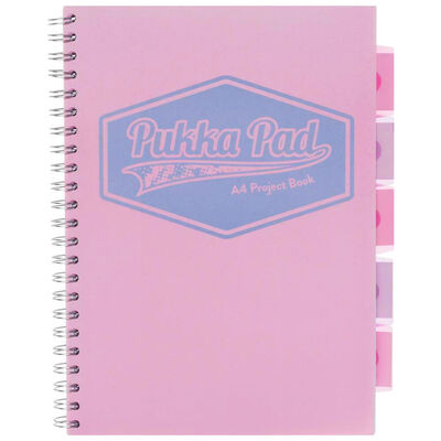 A4 Pukka Pastel Project Book: Pink image number 1