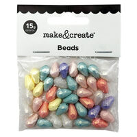 Tear Drop Pastel Beads