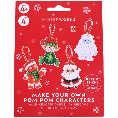Make Your Own Pom Pom Characters Kit image number 1
