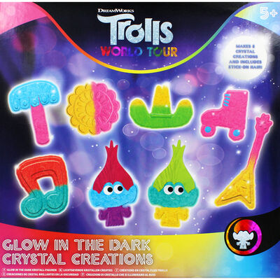 Trolls World Tour Glow in the Dark Crystal Creations image number 2