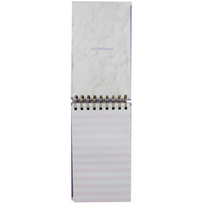 Dream On Dreamer Lilac Marble Foil Wiro Notepad image number 2