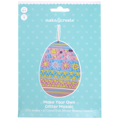 Make Your Own Glitter Mosaic Art image number 1