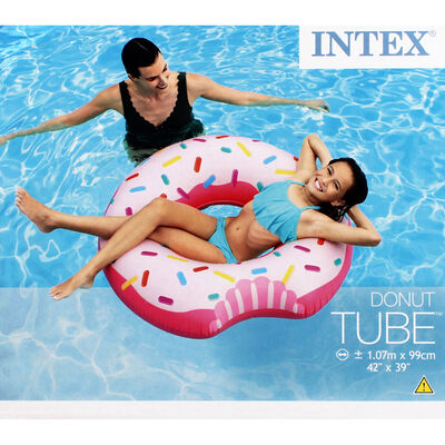 Intex Inflatable Doughnut Tube Pool Float image number 2