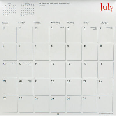 Aberdeen Heritage 2020 Wall Calendar image number 3