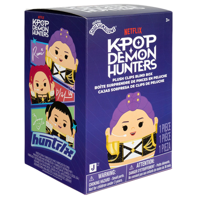 KPop Demon Hunters Squishmallows Little Plush Clip: Assorted image number 1
