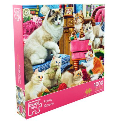 Funny Kittens 1000 Piece Jigsaw Puzzle | The Works