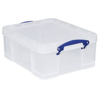 Really Useful 18 Litre Clear Plastic Storage Box