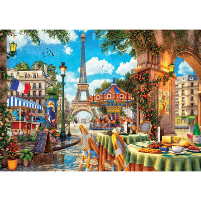 Summer in Paris 1000 Piece Jigsaw Puzzle image number 2