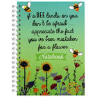 A6 Bee Flower Notebook image number 1