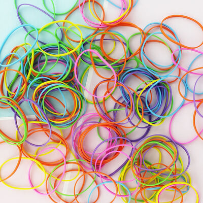 Assorted Neon Elastic Bands image number 2