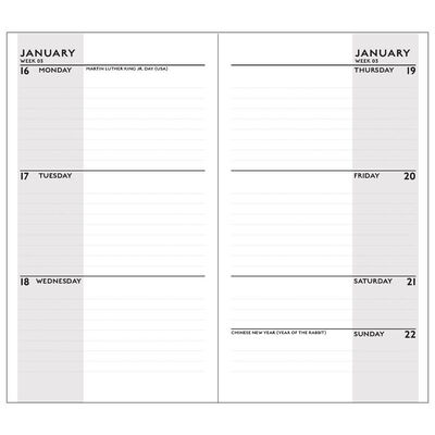 british-wildlife-2023-slim-calendar-and-week-to-view-diary-set-from-0-50-gbp-the-works