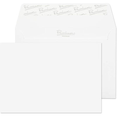 Diamond White Laid Envelopes C6 Pack of 50 image number 1