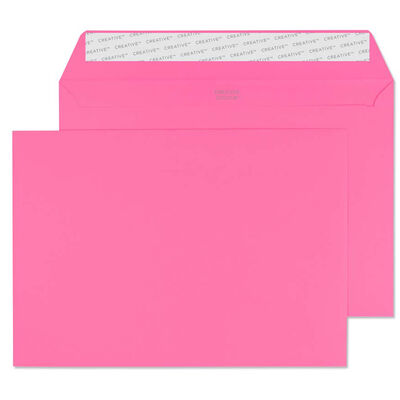 Flamingo Pink C5 Wallet Self Seal Envelopes: Pack of 25 image number 1