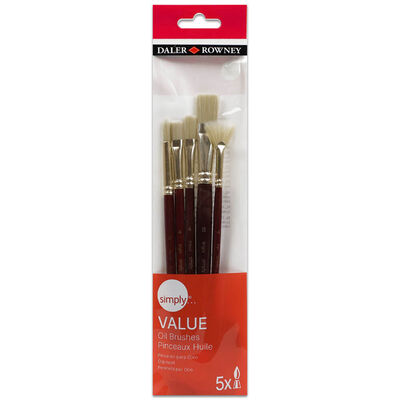 Daler Rowney Simply Value Oil Brushes image number 1