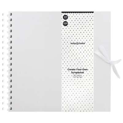 Create Your Own White Scrapbook - 12 x 12 Inches image number 1