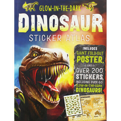 Glow-in-the-Dark: Dinosaur Sticker Atlas image number 1