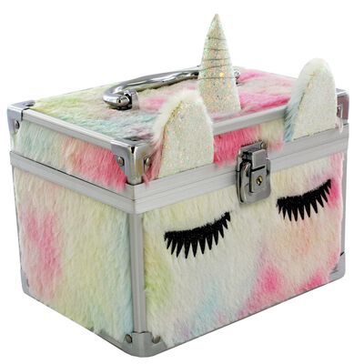 Furry Unicorn Lock and Key Storage Box image number 1