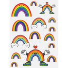 Rainbow Window Stickers Assorted image number 1