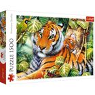 Two Tigers 1500 Piece Jigsaw Puzzle image number 1