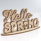 Hello Spring Wooden Sign image number 3