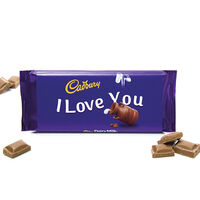 Cadbury Dairy Milk Chocolate Bar 110g - I Love You