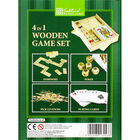 4 in 1 Wooden Game set image number 4
