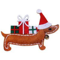 Christmas Felt Sewing Kit: Sausage Dog
