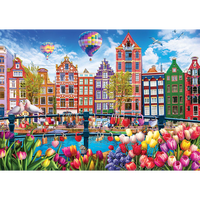 Amsterdam Canal 1000 Piece Jigsaw Puzzle