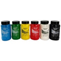 Crawford & Black 500ml Acrylic Paints: Pack of 6