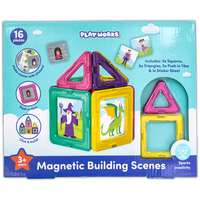 PlayWorks Magnetic Building Scenes: Assorted