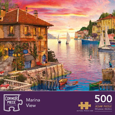 Marina View 500 Piece Jigsaw Puzzle image number 1