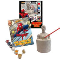 Marvel Spiderman: Story Book & Money Box
