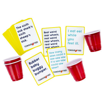 Tongue Tied Adult Drinking Game image number 2