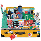 The City That Never Sleeps 750 Piece Shaped Jigsaw Puzzle image number 2
