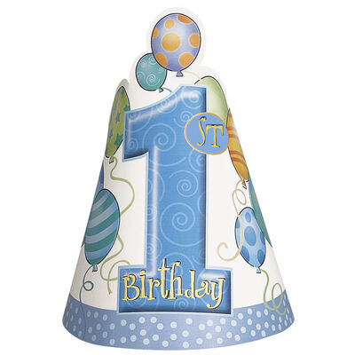 Blue 1st Birthday High Chair Decoration Kit image number 2