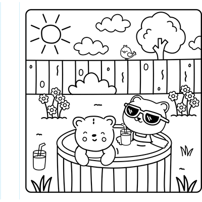 Sunday Reset Colouring Book image number 3