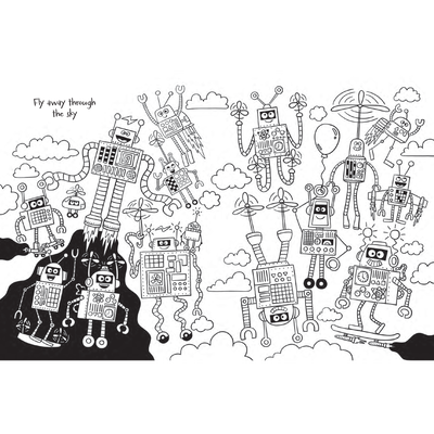 The Anti-Boredom Travel Colouring Book image number 4