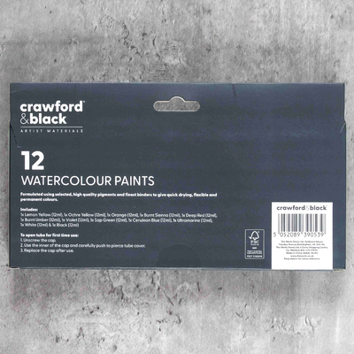 Crawford & Black Watercolour Paints image number 3