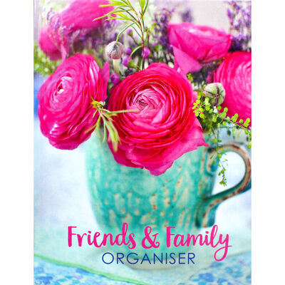 Pink Floral Friends and Family Organiser image number 1