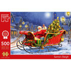 Santa's Sleigh 500 Piece Jigsaw Puzzle image number 1