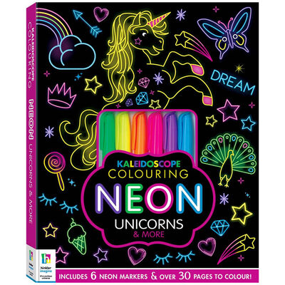 Kaleidoscope Colouring: Neon Unicorns and More image number 1