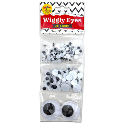 Wiggly Eyes Variety Set: Pack of 200 image number 1